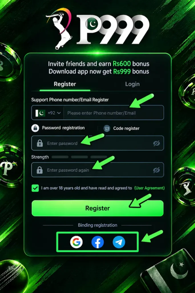 P999 Registration
